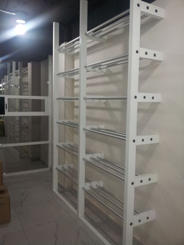MUEBLE, PARA GUARDADO DE CARPETAS, ALUMINIO Y ACERO